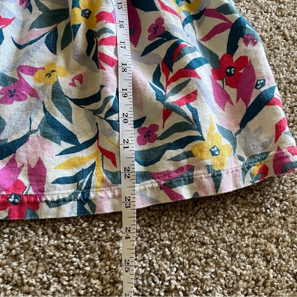 Carter’s Floral Linen Dress Kids Girls 6/6X Sleeveless Sundress Summer Beach - Picture 9 of 11